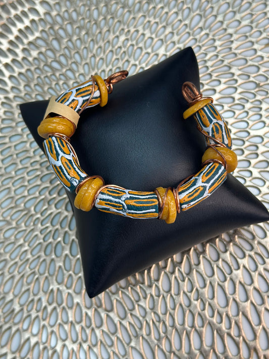 Small African Beaded Bracelet