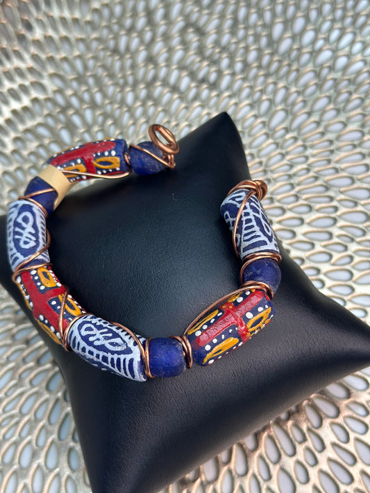 Small African Beaded Bracelet