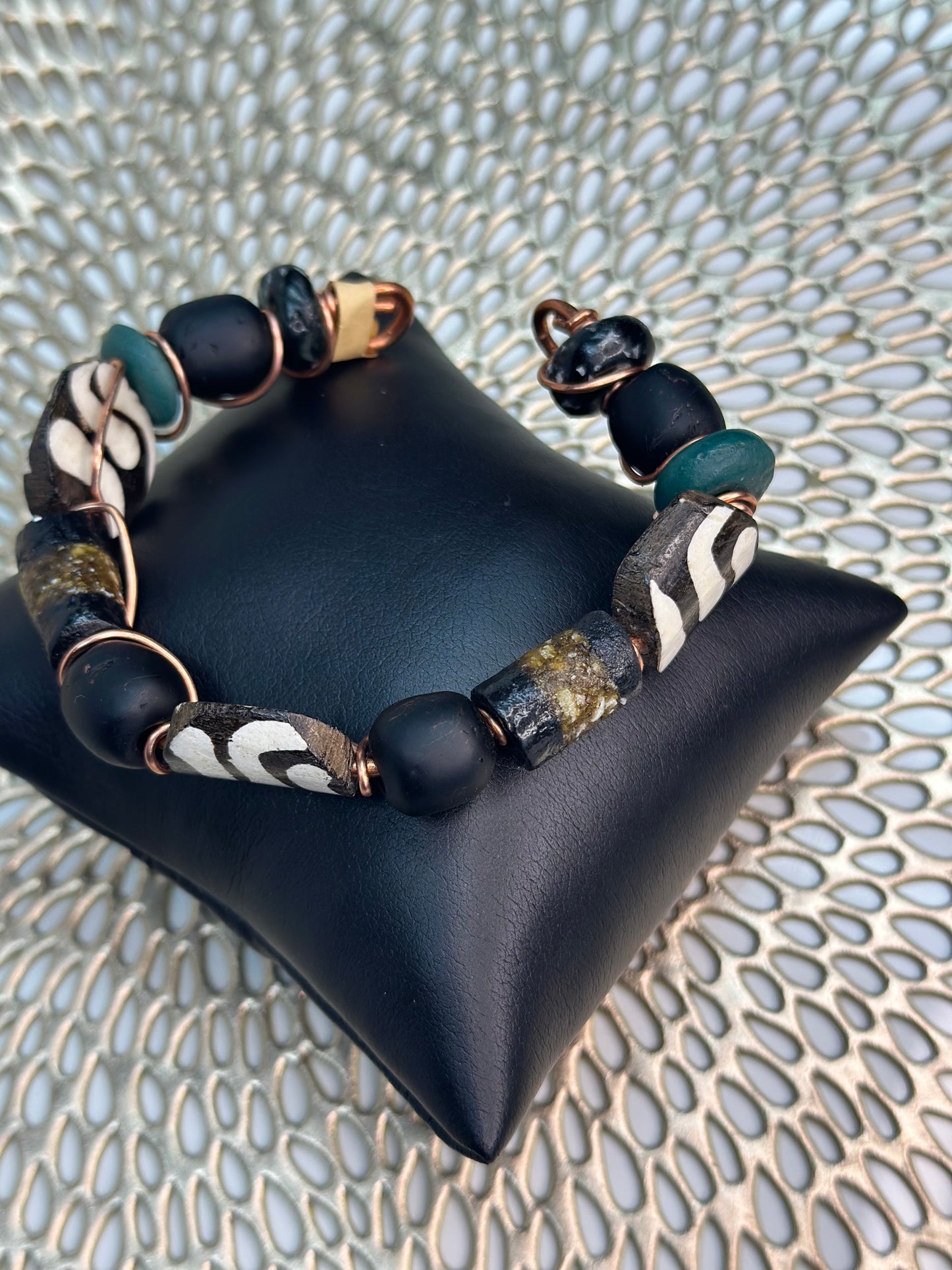 Medium African Beaded Bracelet