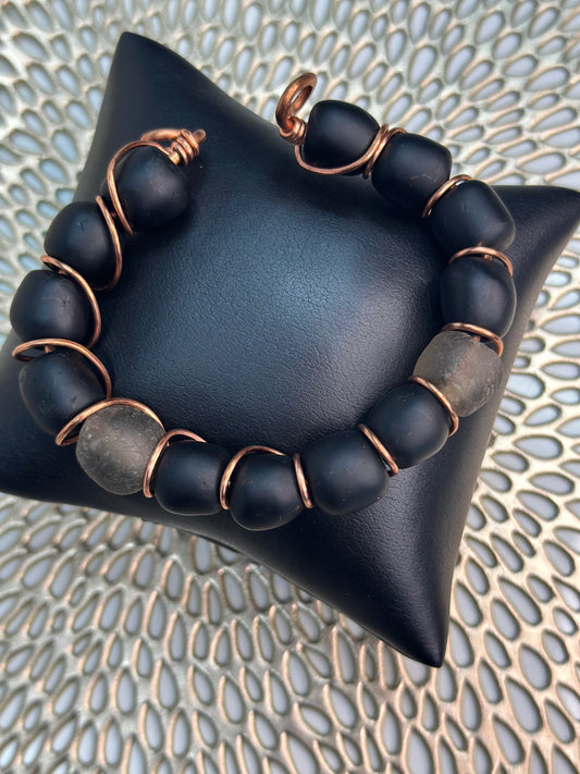 Small African Beaded Bracelet