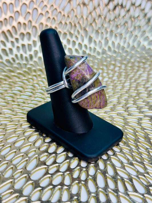 Atlantisite Gemstone Ring - Size 8