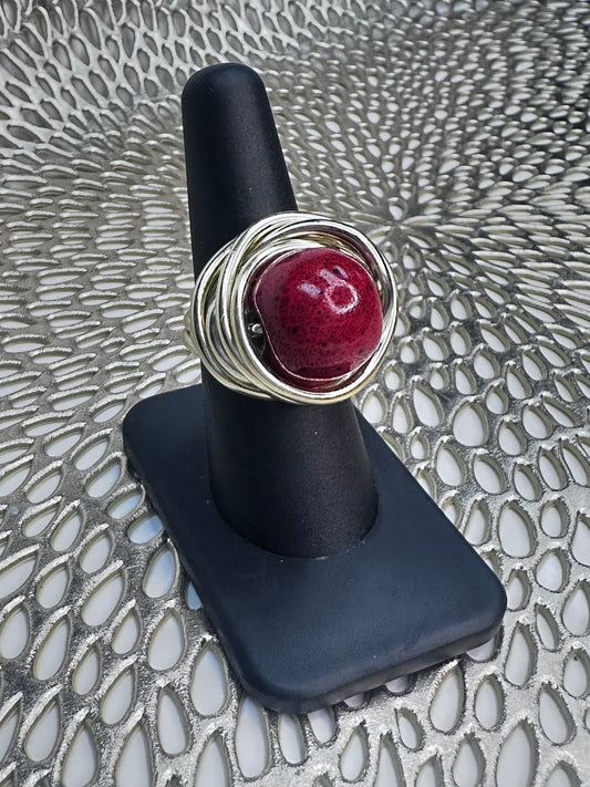 Chunky Ring Size 8-8.5 (Gold-Plated)